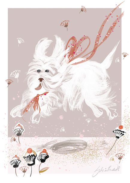 ART PRINT – 'Westie' (A4 - A3)