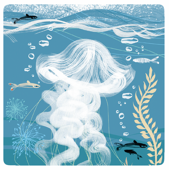 COASTER - SEA OUR OCEANS 'Jelly Fish'