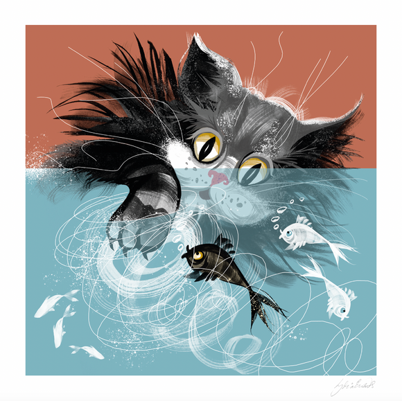 ART PRINT – Catfish / Paw Behaviour