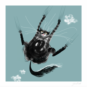 ART PRINT – Clawdia / Paw Behaviour