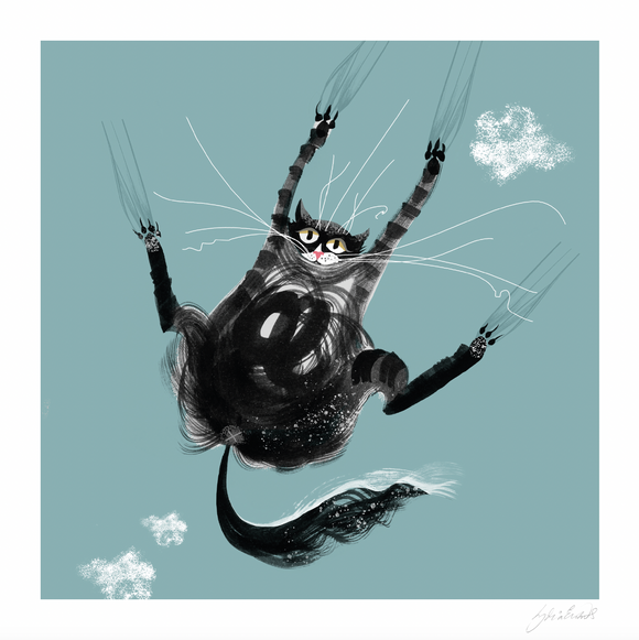 ART PRINT – Clawdia / Paw Behaviour