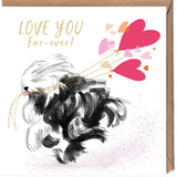 OLD ENGLISH SHEEP DOG | LOVEU FUR-EVER CARD