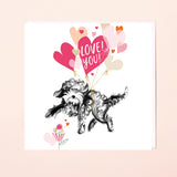 LABRADOODLE DOG | LOVEU CARD