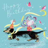 DASHING DACHSHUND | HAPPY BIRTHDAY CARD