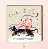 DACH-SHING THROUGH THE SNOW! | CHRISTMAS CARD