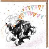 OLD ENGLISH SHEEP DOG | HAPPY BIRTHDAY BUNTING CARD