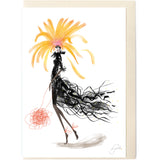 MISS DAISY GOLD | FLOWERS OF THE CATWALK CARD