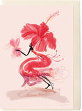 MS HIBISCUS | FLOWERS OF THE CATWALK CARD