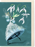 MISS SNOWDROP | FLOWERS OF THE CATWALK CARD