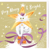LOVE CATS / CHRISTMAS CARD – 'Merry & Bright'