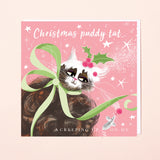 PAW BEHAVIOUR / CHRISTMAS CARD – 'Christmas puddy tat'
