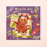 PAW BEHAVIOUR / CHRISTMAS CARD – 'Merry Cat-mess'