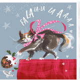 PAW BEHAVIOUR / CHRISTMAS CARD – 'Puddy Cat Roll'