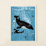 I WHALE-LY LUCKY TO HAVE YOU AS MY MUM/ MOTHER'S DAY / ORCA WHALE