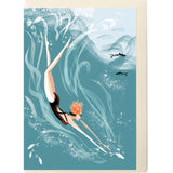 SWIM WILD & FREE ('DIVE') CARD