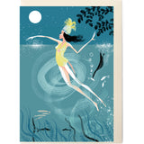 SWIM WILD & FREE ('Night Swim') CARD
