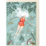 SWIM WILD & FREE ('Afloat') CARD