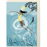 SWIM WILD & FREE ('Ebb & Flow') CARD