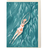 SWIM WILD & FREE ('Shoal') CARD