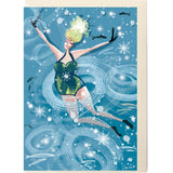 SWIM WILD & FREE ('Icing On The Lake') CARD