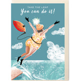 SWIM WILD & FREE ('That Crazy Shelley') GOOD LUCK CARD – You Can Do It!
