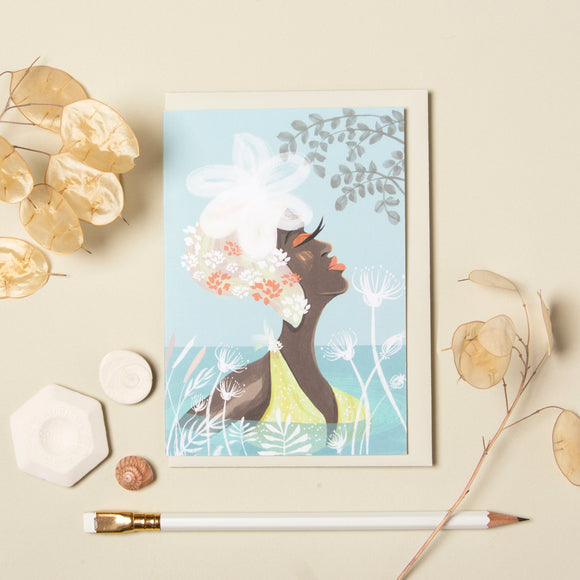 SWIM WILD & FREE ('Summer Dip') CARD