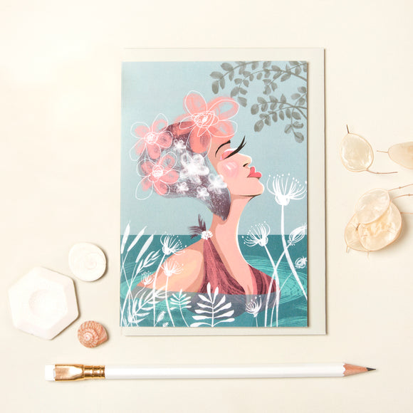 SWIM WILD & FREE ('Cool Dip') CARD