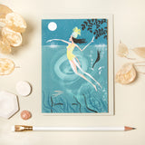 SWIM WILD & FREE ('Night Swim') CARD