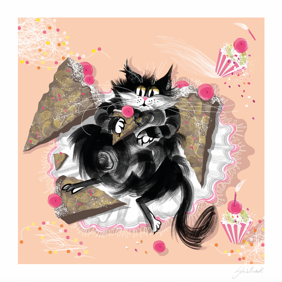 ART PRINT – Kitty Cakes / Paw Behaviour