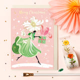 MISS CHRISTMAS ROSE (GREEN) | THE CHRISTMAS EDIT | CARD