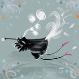 FLUTE BIRD CARD – SINGLE