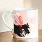 FINE BONE CHINA MUG – 'Dashing Dogs – SCOTTIE'  –  In partnership with McLaggan+Co