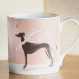 FINE BONE CHINA MUG – 'Dashing Dogs – WHIPPET'  –  In partnership with McLaggan+Co