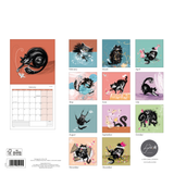 'PAW BEHAVIOUR' SQUARE WALL CALENDAR 2027' ARTIST SIGNED COPY