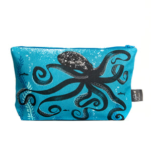 OCEAN – OCTOPUS – SUPER HANDY ZIP BAG (Waterproof lining)