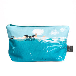 SWIM – OCEAN TOP – SUPER HANDY ZIP BAG (Waterproof lining)