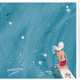 SWIM WILD & FREE ('OCEAN VISITA') SQUARE CARD