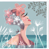 SWIM WILD & FREE ('COOL SUMMER DIP') SQUARE CARD