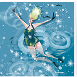 SWIM WILD & FREE ('ICING ON THE LAKE') SQUARE CARD