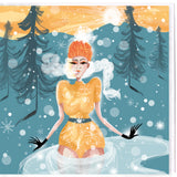 SWIM WILD & FREE ('Ice Breaker') SQUARE CARD