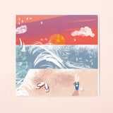 SWIM WILD & FREE ('Flipperty Flop') CARD