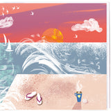 SWIM WILD & FREE ('Flipperty Flop') CARD