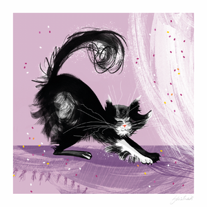 ART PRINT – Scratch Kitty / Paw Behaviour