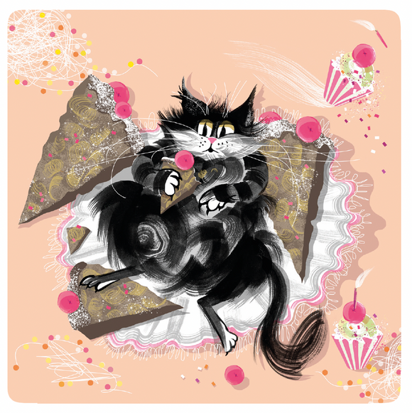 COASTER - PAW BEHAVIOUR 'KITTY CAKES'