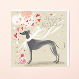 WHIPPET DOG | HAPPY BIRTHDAY CARD
