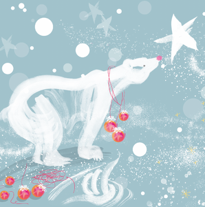 WINTER WONDER CHRISTMAS CARD – Polar Bear