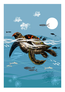 ART PRINT – Sea Turtle (A4 / A3)