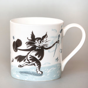 Fine bone china mug fishy tales cats cat
