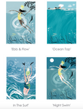 SWIM WILD & FREE (MIXED 5) CARDS