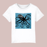 Octopus – Kids T-Shirt (white) SALE -20%